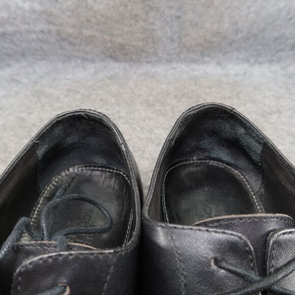 Hart Schaffner Marx Shoe Men 11 Oxford Cap Toe Formal Professional Classic Black - Picture 14 of 16